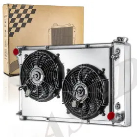 Sbr367 Fongoff 4 Row Radiator Shroud Fan Fit 1967-1972 1971 Chevy Gmc C/k 10 20 30 4.1l 4.8l At
