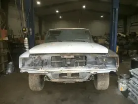109.fd1s63 Ford Galaxie 1963 Radiator Core Support 114224