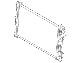 Bh6z-8005-b Ford Genuine Radiator