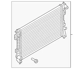 Eb5z-8005-f Ford Genuine Radiator