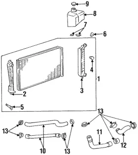 F78z-8005-aa Ford Genuine Radiator Assembly