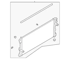Mb3z-8005-a Ford Genuine Radiator Assembly