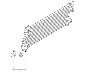 Ml3z-8005-c Ford Genuine Radiator