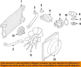 Bc3z8005h Ford Oem 11-16 F-250 Super Duty Cooling Radiator Components-radiator Bc3z8005h Ford Oem 11-16 F-250 Super Duty Cooling Radiator Components-radiator