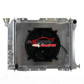 Fsmoto Racing 4266536 Aluminum Radiator Shroud Fan For 1983-1987 Dodge Charger Omni 1983-1989 1984 At