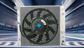 Csz5v4a Fsmotoracing Alu Radiator Fan For Isuzu D-max 08-on Holden Rodeo Ra 03-08 3.6l V6 Petrol At
