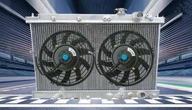 Fsmotoracing Mmrad-int-94 For 1994-2001 Acura Integra 1.8l Dc2 B18 Gsr Rs Ls L4 Alu Radiator Fan At/mt 94