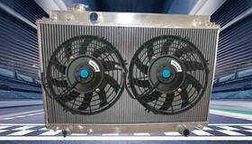 Fsmotoracing Rdg56dd Aluminum Radiator Fan For Lexus Sc300 Z30 / Toyota Soarer Jzz31 1991-2000