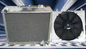 Szvzb6565 Fsmotoracing For 1963-1966 Chevy Truck C10 C20 C30 64 65 66 63 Aluminum Radiator Shroud Fan
