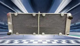 Xd15x65s Fsmotoracing For Fiat X1/9 Bertone Lancia Scorpion And Montecarlo Aluminum Radiator
