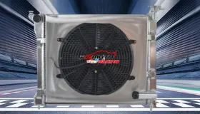 Xd478sa Fsmotoracing Aluminum Radiator Shroud For Nissan Lafesta B30/nb30 Mr20de 2004-2012 Manual Mt