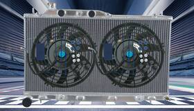 Fsmotoracing Xdv56aaa For 2003-2009 Subaru Outback/liberty Bl / Bp Ez30 6cyl Petrol Alu Radiator Fan