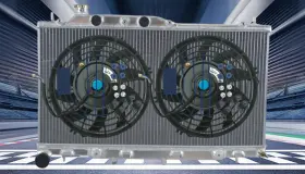 Xdv56aaa Fsmotoracing For 2003-2009 Subaru Outback/liberty Bl / Bp Ez30 6cyl Petrol Alu Radiator Fan Xdv56aaa Fsmotoracing For 2003-2009 Subaru Outback/liberty Bl / Bp Ez30 6cyl Petrol Alu Radiator Fan