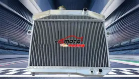 Zsd65aa Fsmotoracing For Volvo Amazon P1800 B18 B20 Engine Gt 1959-1970 Aluminum Radiator Mt 1960 61