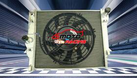 Fsmotoracing Zsvc665a For Jaguar S-type Xf Xj8 Xjr And Vanden Plas Alu Radiator Fan 2004-2009 04 05