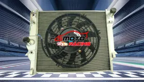 Zsvc665a Fsmotoracing For Jaguar S-type Xf Xj8 Xjr And Vanden Plas Alu Radiator Fan 2004-2009 04 05