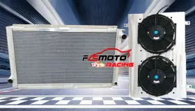 Zsvd54b4a Fsmotoracing For Subaru Impreza Wrx Gc8 Sti 2.0 1992-2000 Aluminum Radiator And Shroud Fan Mt