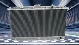 Zszv1aa Fsmotoracing For 1988-1991 Honda Civic Crx Cr-x 1.5l 1.6l Alu Radiator Mt 1989 1990 88 89 90