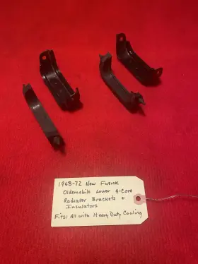 Lss682 Fusick 1968-72 New Oldsmobile Lower 4-core Radiator Brackets
