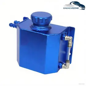 Rdt-002bl-940-j6 Gag 1l Blue Aluminum Radiator Coolant Overflow Bottle Recovery Water Tank Reservoir