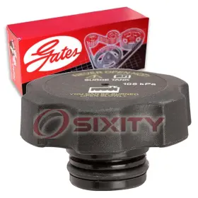 Sx-2327 Gates Engine Coolant Reservoir Cap For 2015-2017 Chrysler 200 2.4l 3.6l L4 Ew
