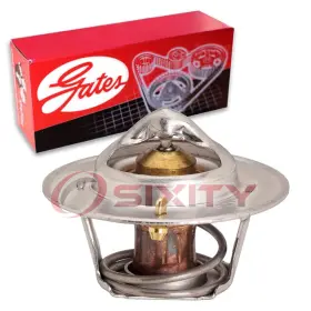 Sx-6653 Gates Engine Coolant Thermostat For 1994-1997 Pontiac Sunrunner 1.6l L4 Hr