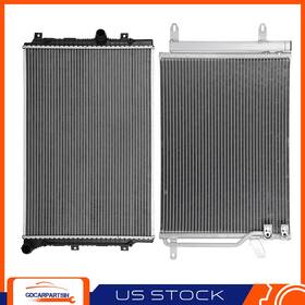 Gdcar Gdc848046 Radiator And A/c Condenser Aluminum Cooling Kit For 14-15 Volkswagen Beetle Jetta