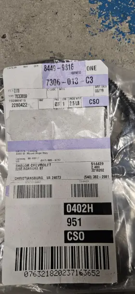 84499816 General Motors New Oem Gm F-harness