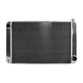 163123 Gesangf 61 For Gm Chevy 2 Row Aluminum 31 Inch X 19 Triple Pass Radiator With Drain Switch