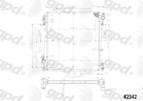 2342c Global Parts Distributors Llc Radiator