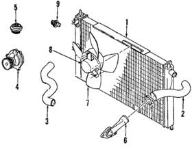 Gm 03090414 Genuine Alum N00andl73andm40 Radiator Assembly