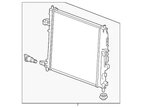 22966124 Gm Genuine Radiator