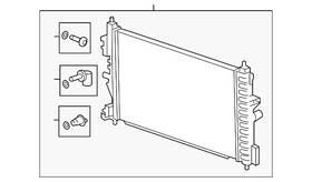 Gm 39126594 Genuine Radiator