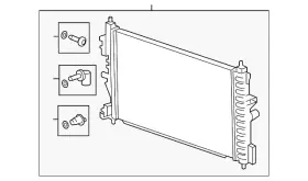 39126594 Gm Genuine Radiator