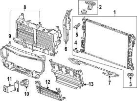 84601193 Gm Genuine Radiator Assembly