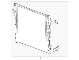 86801856 Gm Genuine Parts Radiator