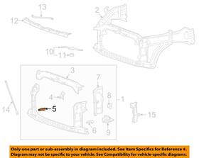 Gm Oem 84214084 12-23 Escalade Esv Radiator Support-lower Support