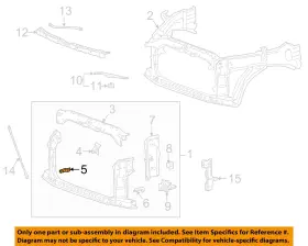 84214084 Gm Oem 12-23 Escalade Esv Radiator Support-lower Support