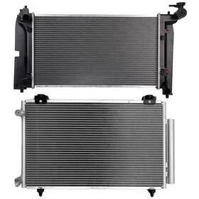 Goodypartsparts 12768840 Radiator And Ac Condenser Cooling For 2005-2008 Toyota Corolla Matrix