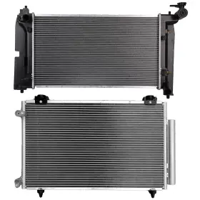 12768840 Goodypartsparts Radiator And Ac Condenser Cooling For 2005-2008 Toyota Corolla Matrix
