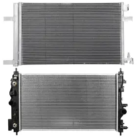 12768883 Goodypartsparts Radiator Ac Condenser Cooling Kit For 2011-2015 Chevrolet Cruze