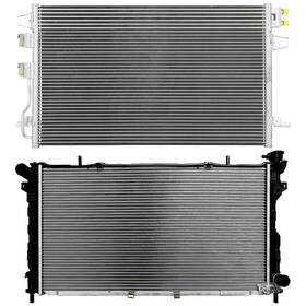 Goodypartsparts 12768888 Radiator And Ac Condenser Cooling For 2005-2007 Chrysler Voyager Dodge Caravan