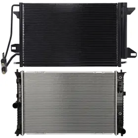 12768947 Goodypartsparts Radiator Ac Condenser Cooling For 2010-2012 Ford Fusion Lincoln Mkz