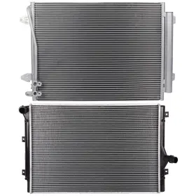 12768962 Goodypartsparts Radiator And Ac Condenser Cooling For 2009-2010 Volkswagen Passat Cc