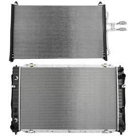 Goodypartsparts 12768971 Radiator Ac Condenser Cooling Kit Aluminum For 2006 Ford Escape