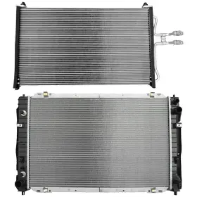 12768971 Goodypartsparts Radiator Ac Condenser Cooling Kit Aluminum For 2006 Ford Escape