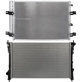 12768982 Goodypartsparts Radiator Ac Condenser Cooling For 2008-2011 Lincoln Mkx Ford Edge