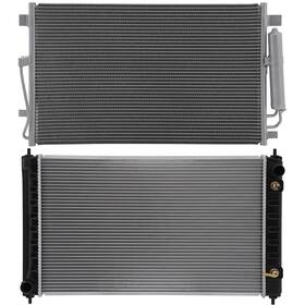 Goodypartsparts 12769026 Radiator Ac Condenser Cooling For Nissan Altima 07-13 Maxima 09-14