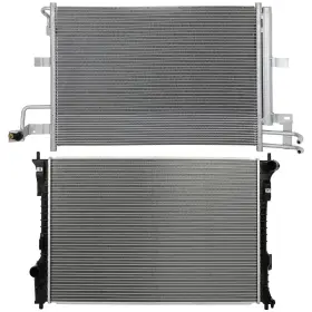 12769036 Goodypartsparts Radiator Ac Condenser Cooling Kit Aluminum For 2011-2018 Ford Explorer 12769036 Goodypartsparts Radiator Ac Condenser Cooling Kit Aluminum For 2011-2018 Ford Explorer
