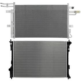 Goodypartsparts 12769051 Radiator Ac Condenser Cooling For 2013-2018 Ford Flex Lincoln Mkt